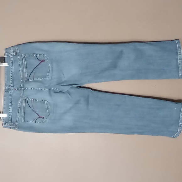 Venezia Straight Leg Red/Blue Thread Back Pocket Design Size 18 Average - Picture 2 of 8